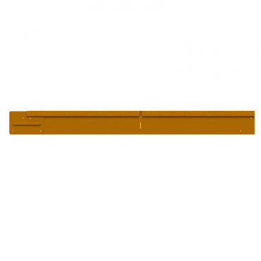 Flexline Borderrand Hoekstuk Cortenstaal 10cm