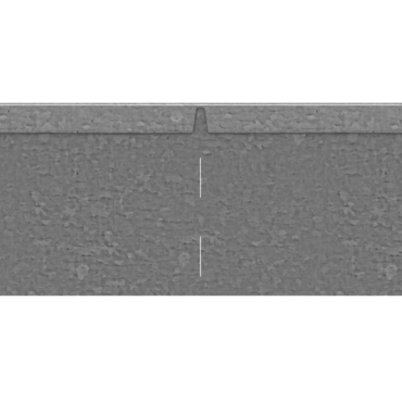 Flexline Borderrand Hoekstuk Gegalvaniseerd 15cm