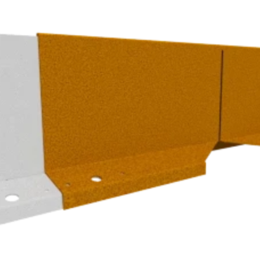 Hardline Borderrand Hoekstuk Cortenstaal 15cm lengte 50cm