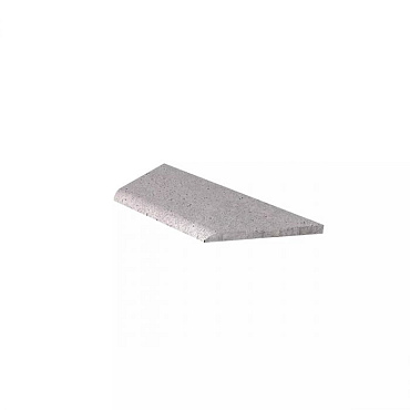Schellevis Oudhollands Zwembandrand Hoek Links 100/60x40x5 Grijs