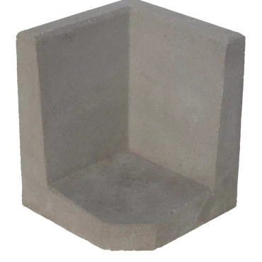 Hoek L-element 50x40x40 Grijs