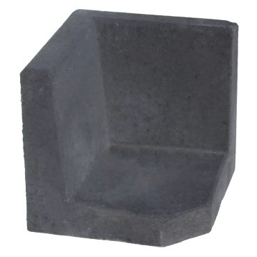 Hoek L-element 40x40x40 Antraciet