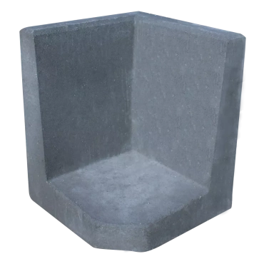 Hoek L-element 50x40x40 Antraciet