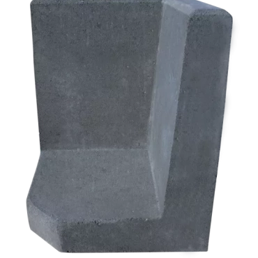 Hoek L-element 50x40x40 Antraciet