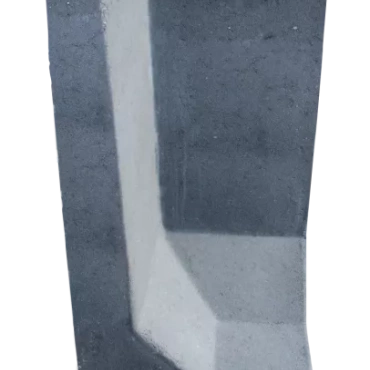 Hoek L-element 80x40x40 Antraciet