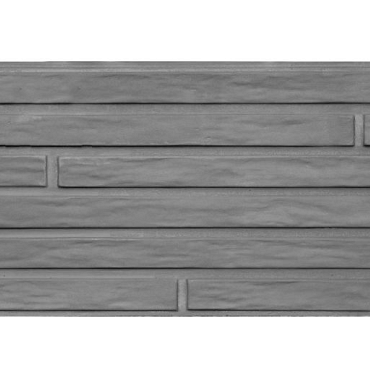 Berton©-motiefplaat smal antraciet H26 x D4,8 x L184 cm Lungo