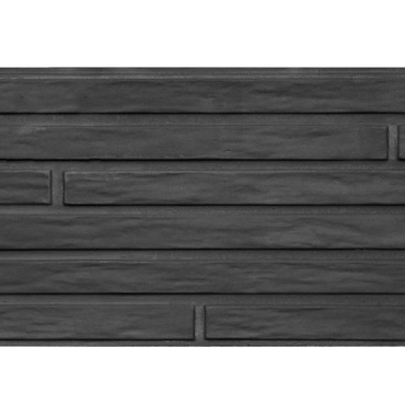 Berton©-motiefplaat antraciet gecoat H36 x D4,8 x L184 cm Lungo