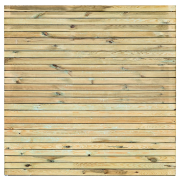 Tuinscherm grenen groen geïmpregneerd Borne (Rhombusprofiel) 180 x 180 cm
