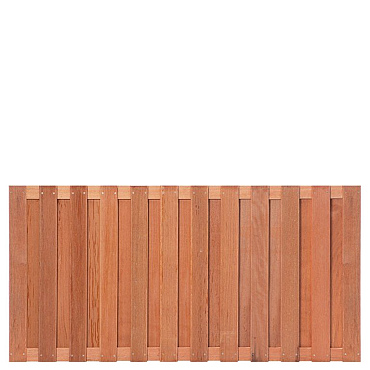 Tuinscherm hardhout kunstmatig gedroogd Leeuwarden 180 x 90 cm