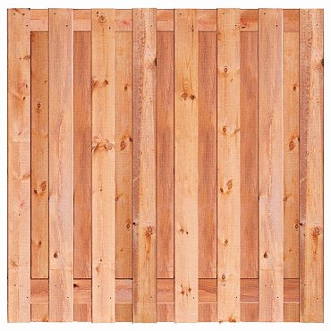Tuinscherm Red Class Wood, 17-planks (15 + 2) Marrakesh 180 x 180 cm