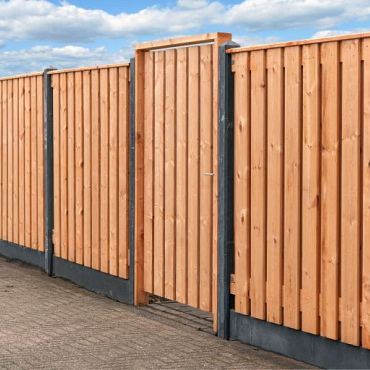 Tuinscherm Red Class Wood, 21-planks (19 + 2) Casablanca 180 x 180 cm