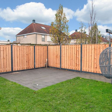 Tuinscherm Red Class Wood, 21-planks (19 + 2) Casablanca 180 x 180 cm