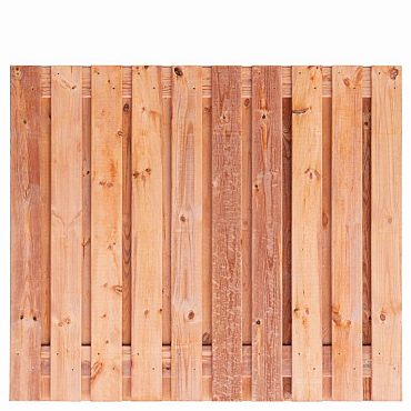 Tuinscherm Red Class Wood, 21-planks (19 + 2) Casablanca 150 x 180 cm