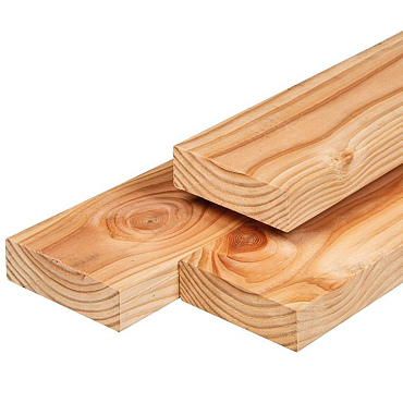 Douglas ligger gedroogd, geschaafd 4rh 4,5 x 14,5 x 500 cm