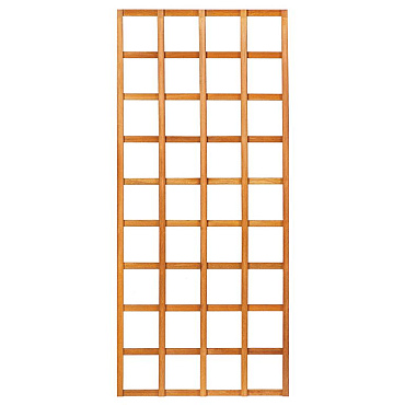 Trellis recht hardhout kunstmatig gedroogd H180 x B90 cm