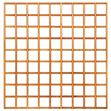 Trellis recht hardhout kunstmatig gedroogd H180 x B180 cm
