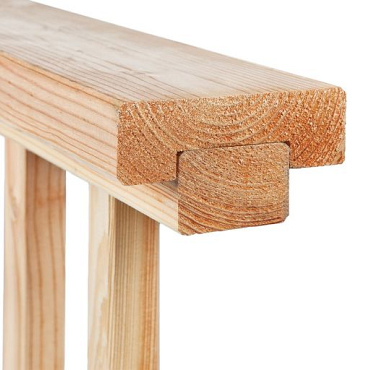 Afdeklat voor tuinhek perfect Douglas 4,5 x 13,5 x 280 cm