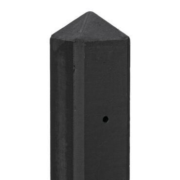 Berton©-paal IJssel antraciet gecoat, diamantkop 10 x 10 x 220 cm tussenmodel