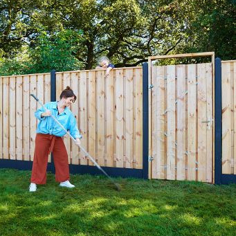 Berton©-paal IJssel antraciet gecoat, diamantkop 10 x 10 x 280 cm kabeldoorvoer