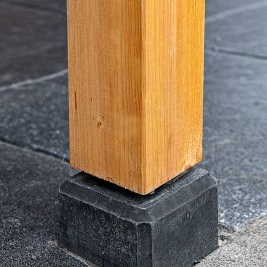 Berton© poer antraciet M20-bus 15 x 15 x 60 cm