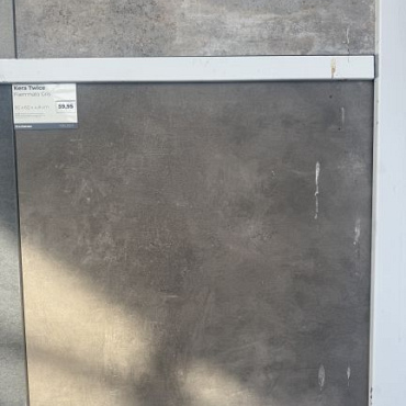 Kera Twice 60x60x4,8 cm Fiammato Gris