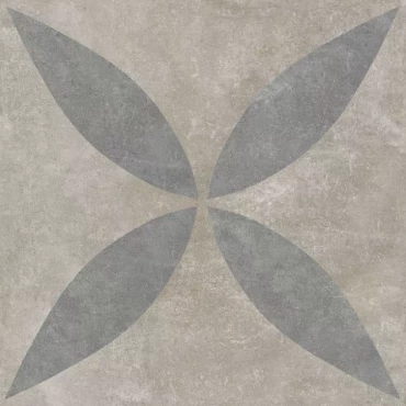 GeoCeramica® 60x60x4 Amb. Greige Flower