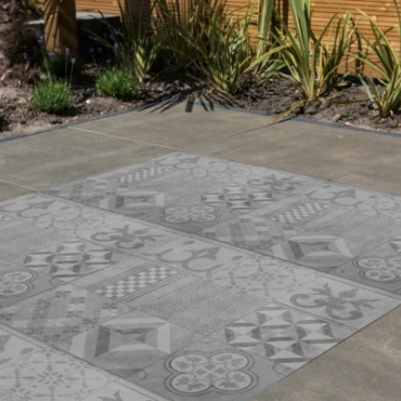 Ceramiton Titan 60x60x4cm Mosaïc Silver