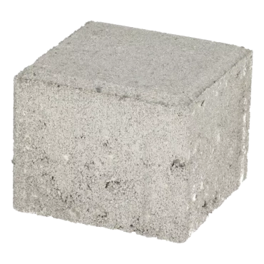 Ecotop Base Halve bss 10,5x10,5x8 normaal facet grijs KOMO