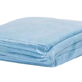 HKM - Microvezeldoek 40x40 blauw - set à 5 stuks