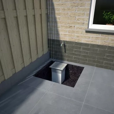 Hydroblob Infiltratieput met Grafiet Rooster