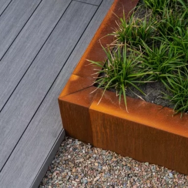 Fiberdeck WPC Terrasplank massief Vintage Lunar Grey / Cedar 23x210x4000mm
