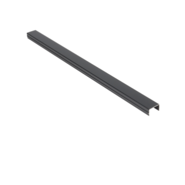 Aluminium composiet schutting paal compleet