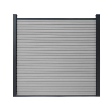 Composiet schutting Rhombus Grijs 180x180cm