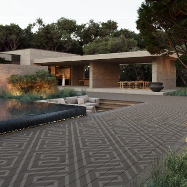 MDML196Y | Vlonderplanken Modello Linear Ebony Grey 3600x196x32mm