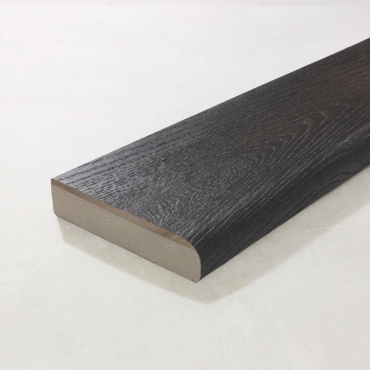 MEBB360R | Bullnose board (plank met afgeronde kant) Embered / Burnt Cedar 3600x150x32mm