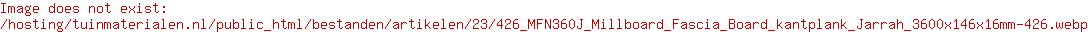 MFN360J | Millboard® Fascia Board (kantplank) Jarrah 3600x146x16mm