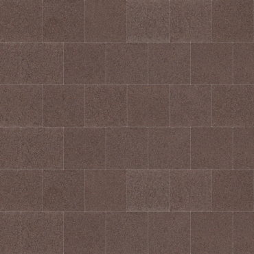 ExcluKera 20x20x6 cm KOMO bruin met deklaag