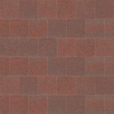 ExcluKera 20x20x6 cm KOMO rood-bruin met deklaag