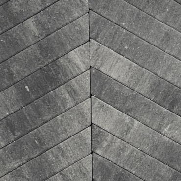 Romano Punto 40x8x8cm Grijs/Zwart