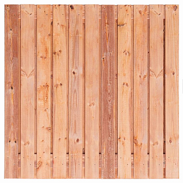Tuinscherm Red Class Wood, 23-planks (21 + 2) Agadir 180 x 180 cm