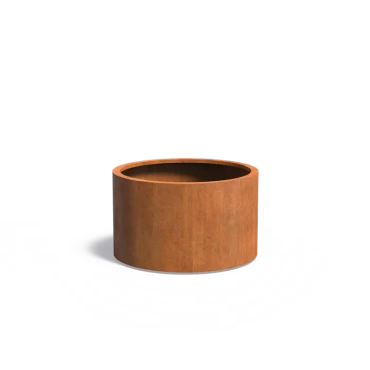 Plantenbak rond Cortenstaal 100x60 cm
