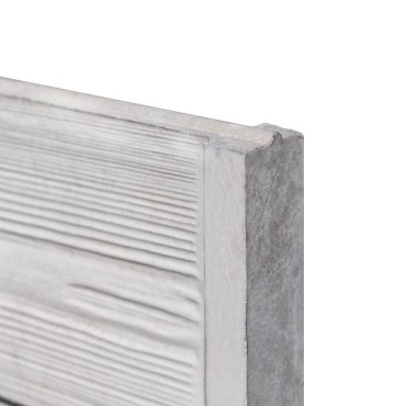 Berton©-motiefplaat smal wit/grijs H26 x D4,8 x L184 cm rabat-houtmotief