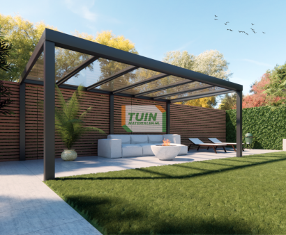 <p>Met de Flatroof overkappingen creëer je een strakke, moderne look voor je buitenruimte. Het platte dakontwerp is niet alleen esthetisch aantrekkelijk, maar biedt ook maximale benutting van de ruimte. Deze overkappingen zijn perfect voor eigentijdse woningen en zorgen voor een minimalistisch, maar functioneel resultaat. De combinatie van hoogwaardige materialen en een innovatief ontwerp garandeert jarenlang plezier.</p>
