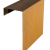 Corten Overzetstuk 500x300x120mm