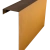 Corten Overzetstuk 1000x450x120mm