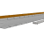 Flexline Borderrand Gegalvaniseerd 7,5cm lengte 220cm incl. 3 grondpennen en verbindingsplaat