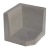 Hoek L-element 40x40x40 Grijs