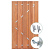 Tuindeur Solide hardhout 180 x 100 cm