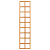 Trellis recht hardhout kunstmatig gedroogd H180 x B40 cm