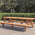 Hardhouten picknicktafel Giant